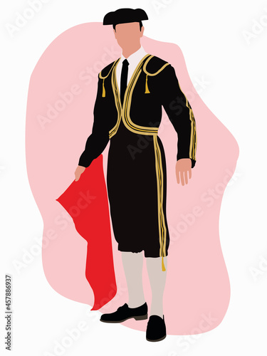 Spanish man in traditional dress, ethnic dress, man in national dress © artist404