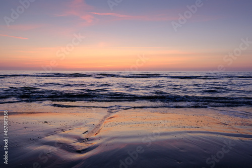 Gorgeous Sunset on the Coast of northern Jutland  Denmark  Europe