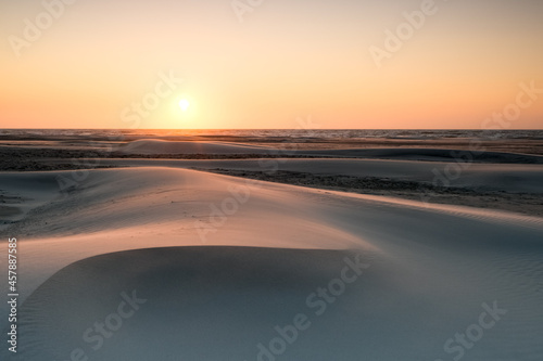 Gorgeous Sunset on the Coast of northern Jutland  Denmark  Europe