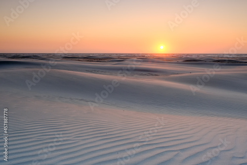 Gorgeous Sunset on the Coast of northern Jutland, Denmark, Europe