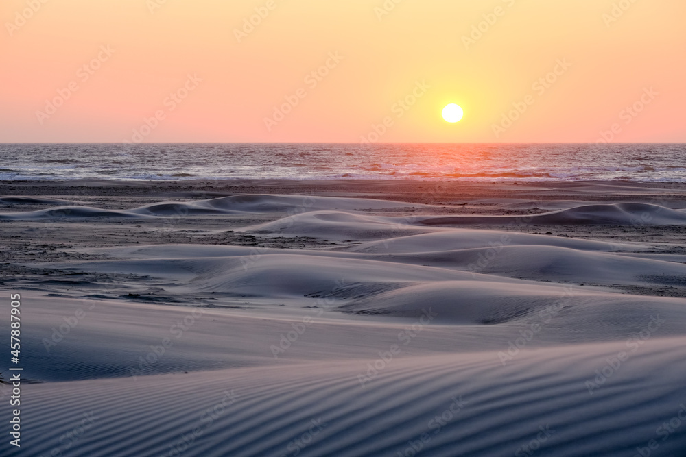 Gorgeous Sunset on the Coast of northern Jutland, Denmark, Europe