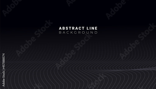 Creative minimal flowing line particles abstract wave background, smooth curvy shape dots fluid