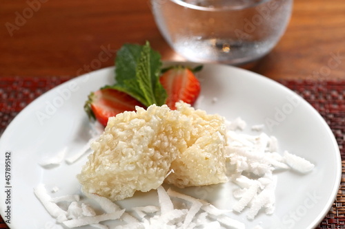 White coconut, classic Brazilian candy made with coconut