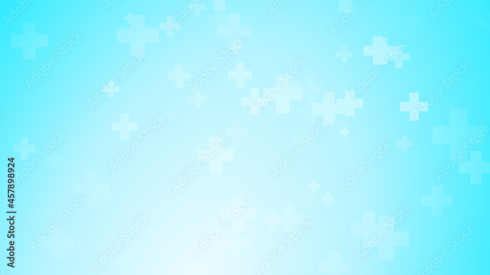 Medical health blue cross pattern background. Abstract healthcare technology and science concept. Medical health blue cross pattern background. Abstract healthcare technology and science concept.