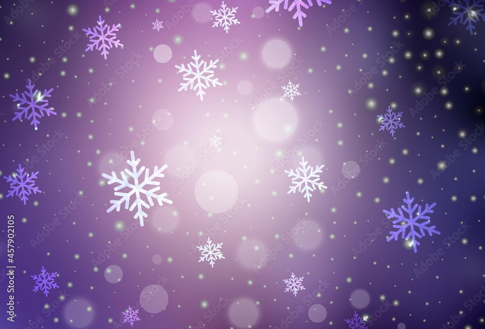 Dark Purple, Pink vector backdrop in holiday style. Dark Purple, Pink vector backdrop in holiday style.