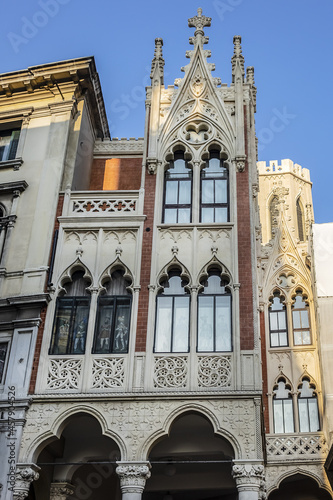 Architectural fragments of a historic building called 