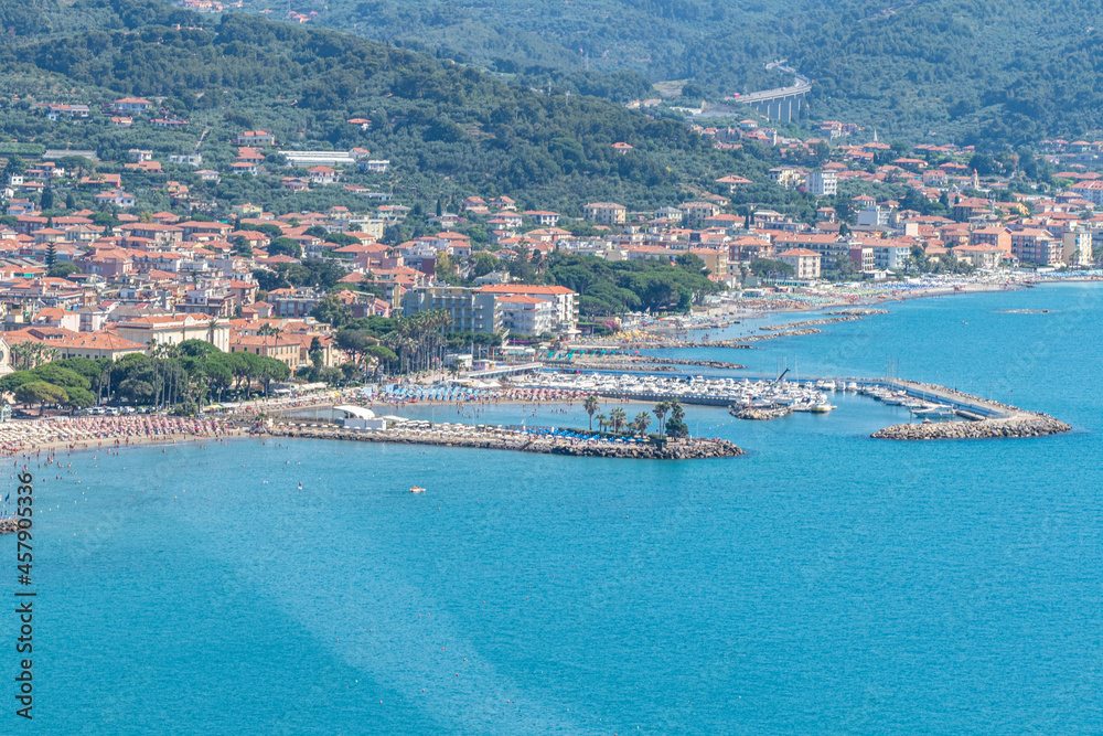 Aerial view of Diano Marina