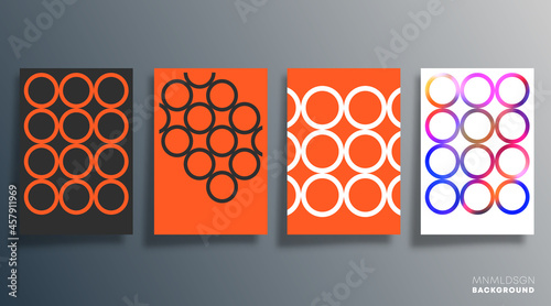 Geometric minimal shape design or flyer, poster, brochure cover, background, wallpaper, typography, or other printing products. Vector illustration
