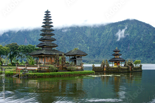 Ulu Danu Temple  Lake Bratan  Bali  Indonesia