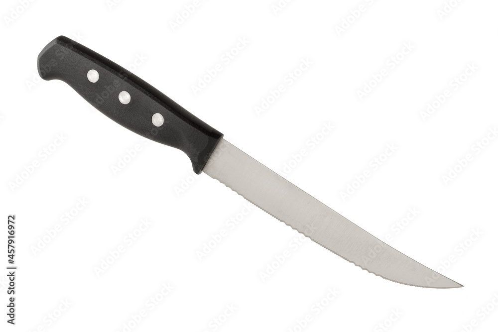 Kitchen knife isolated on white
