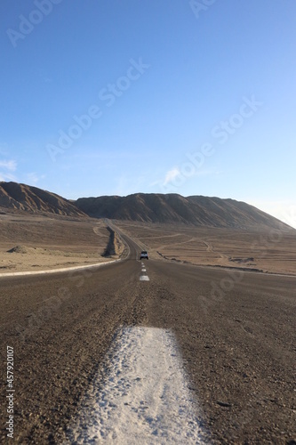 road in desert