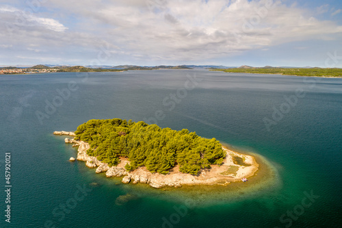 Croatia - Wonderful croatian coast from drone view