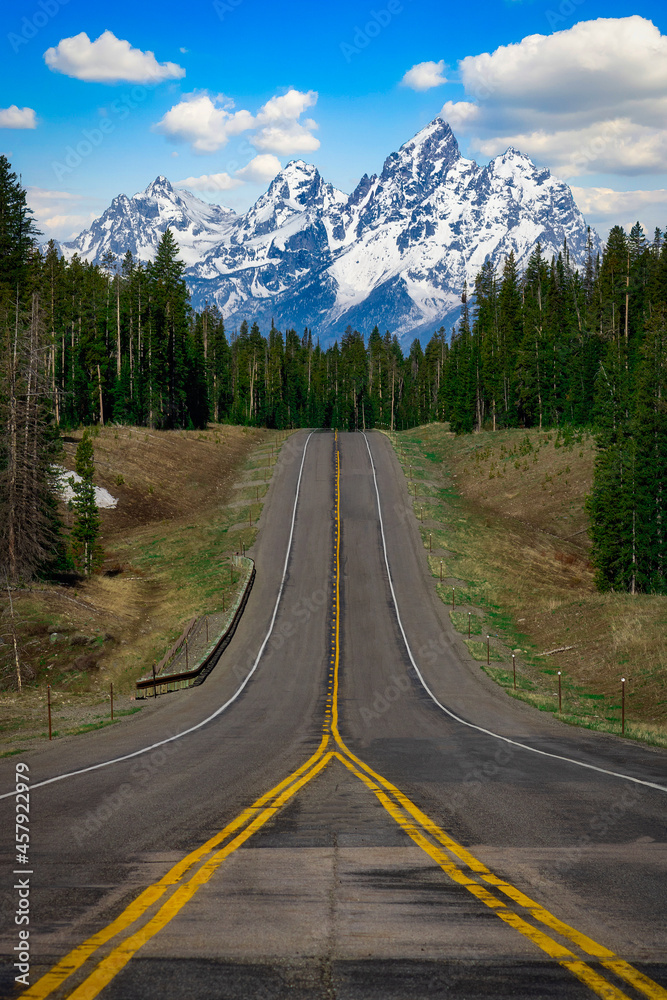 Road to Tetons