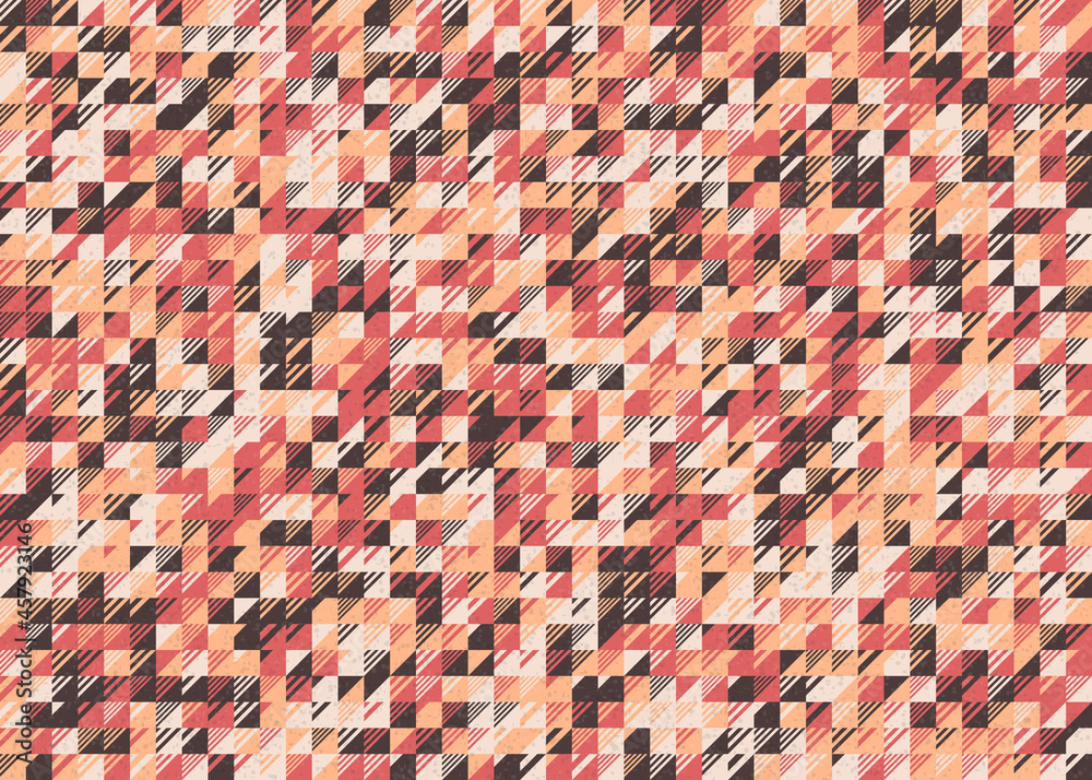 Naklejka premium Abstract Geometric Pattern generative computational art illustration