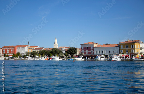 View of the old town of Porec  Istra  Croatia