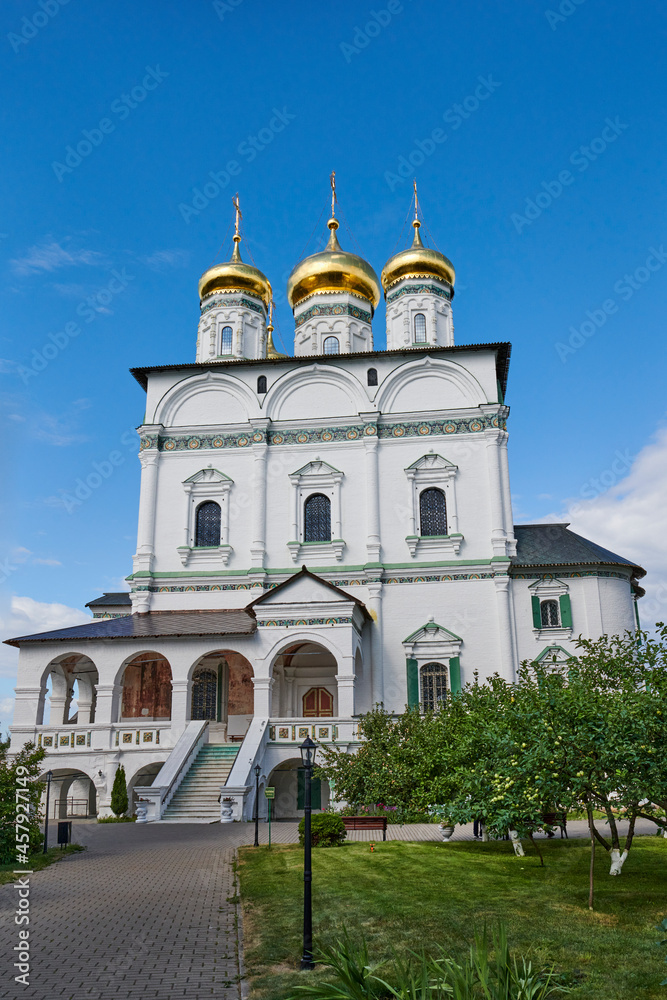 Russia. Joseph-Volokolamsk Monastery. Cathedral of the Assumption of the Blessed Virgin Mary. View from the Southwest