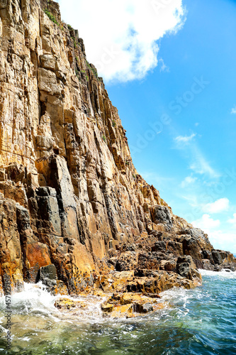 cliff in the sea