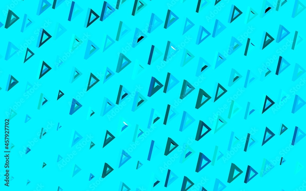 Dark BLUE vector texture with triangular style.