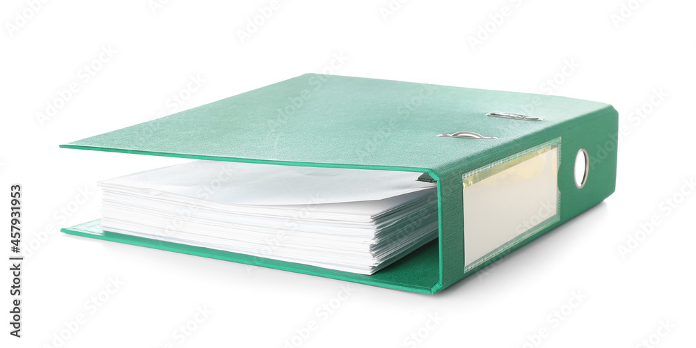 Office folder on white background Office folder on white background