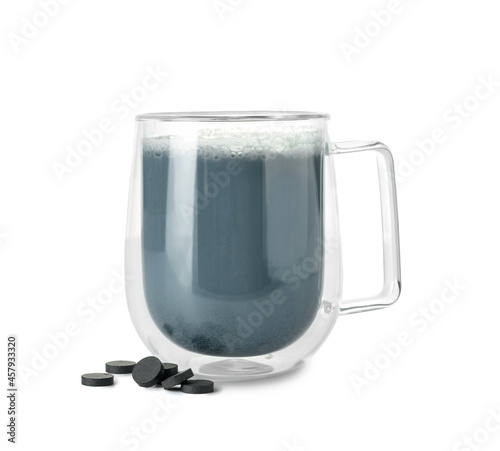 Glass cup of tasty Charcoal...