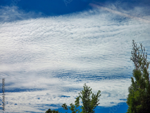 Obraz na plátně altocumulus clouds