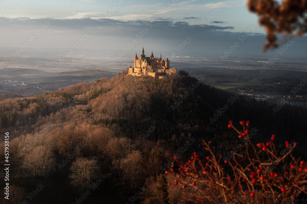 Hohenzollern Castle at sunset - Baden-Wurttemberg, Germany