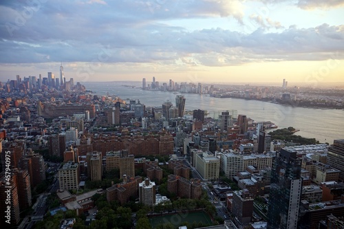 A cityscape of Manhattan, New York