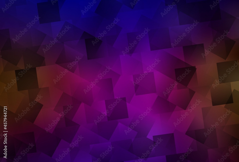 Dark Blue, Red vector pattern in square style. Dark Blue, Red vector pattern in square style.