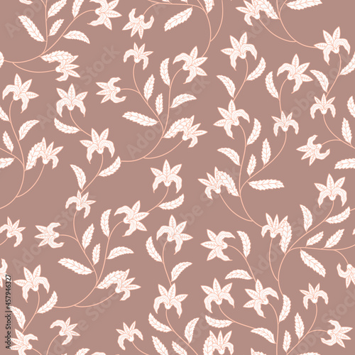 batik seamless pattern for fabric