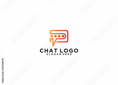 chat logo with a chat bubble logo for those shaped like a wallet which means to save chats well © a r t t o 23