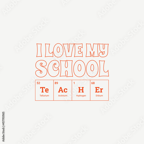 science teacher typography t-shirt print clothing design vector. school and college Teacher motivational T shirt design for gift, Thank you teacher t-shirt gift
