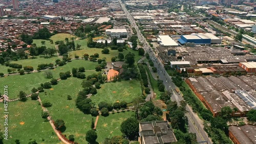 Aerial View of Colombia, Bogota photo