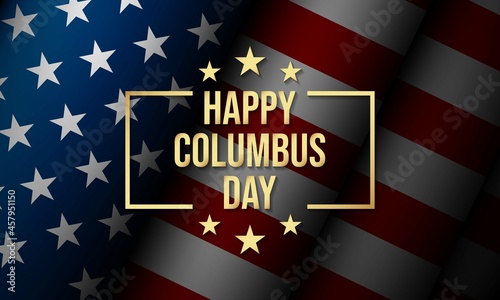 Columbus Day Background Design.