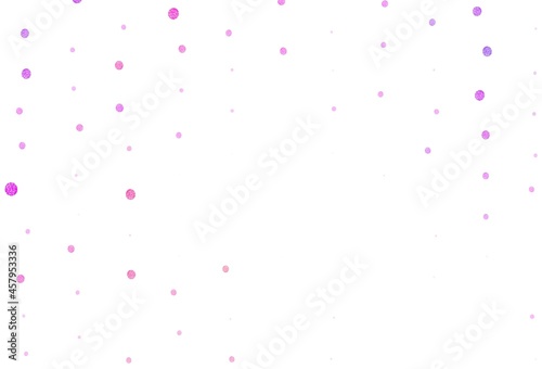Light Pink, Red vector backdrop with dots.