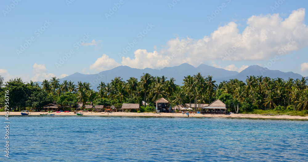 Beautiful seascape at summer on Lombok Island Beautiful seascape at summer on Lombok Island