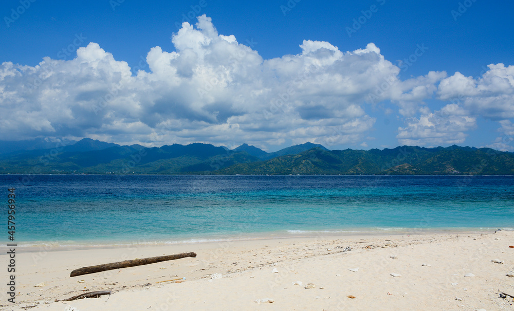 Beautiful seascape at summer on Lombok Island