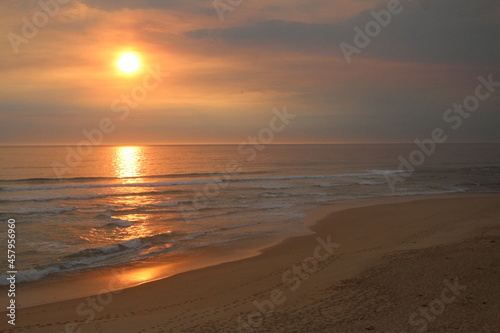 sunset at the beach