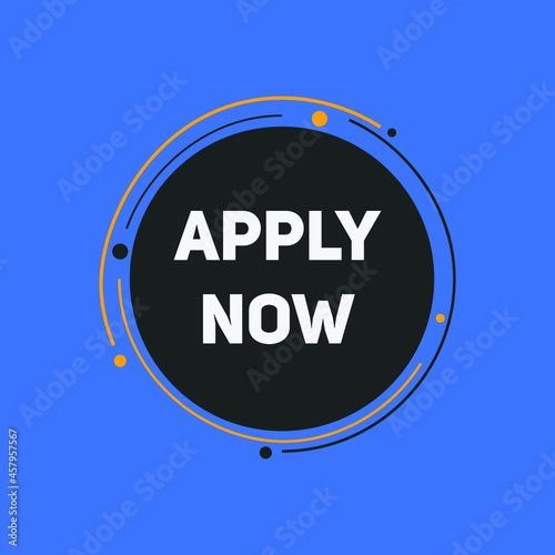 apply now button. web template apply now