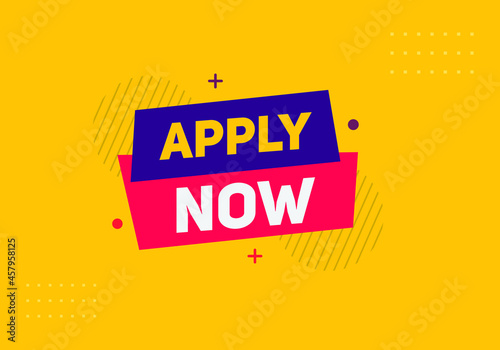 apply now button. web template apply now