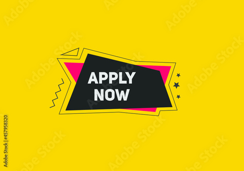 apply now button. web template apply now