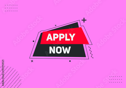 apply now button. web template apply now