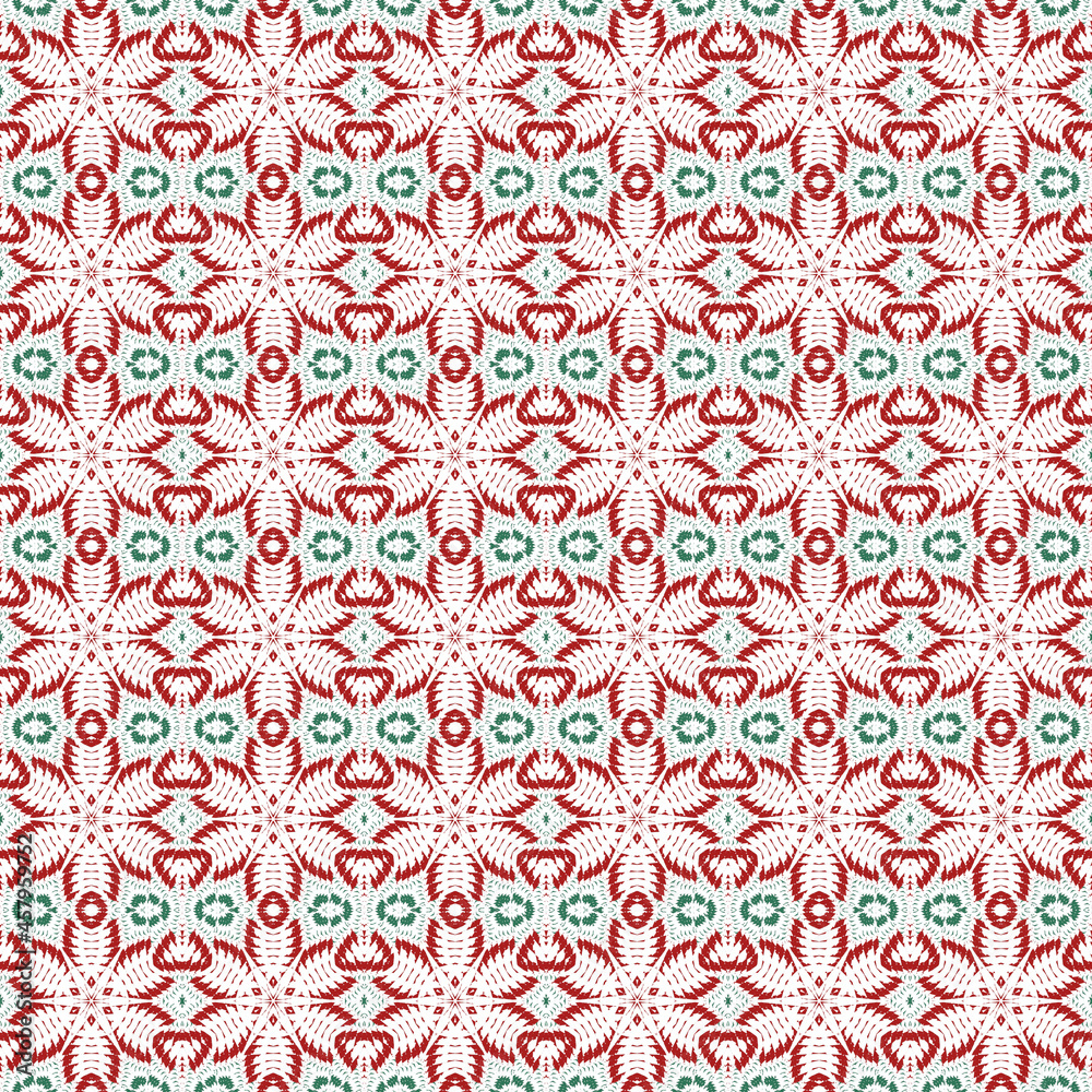 Abstract seamless pattern with various shapes. Geometric pattern for fabric. Textile background. Abstract seamless pattern with various shapes. Geometric pattern for fabric. Textile background.