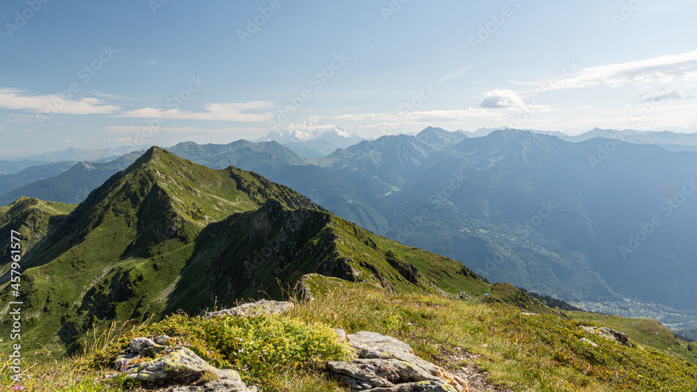Fototapeta premium Dent du Corbeau et la Thuile - Savoie.