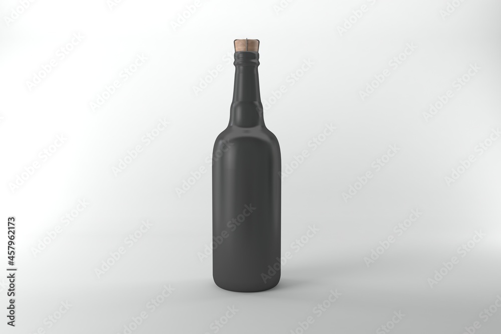3D Rendered Bottles Mockup Template 3D Rendered Bottles Mockup Template