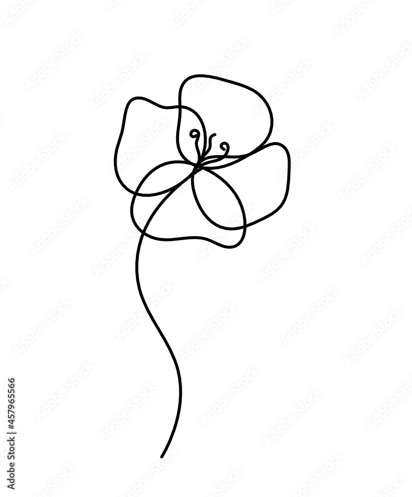 Watercolor abstract line drawing, isolated on white background Watercolor abstract line drawing, isolated on white background