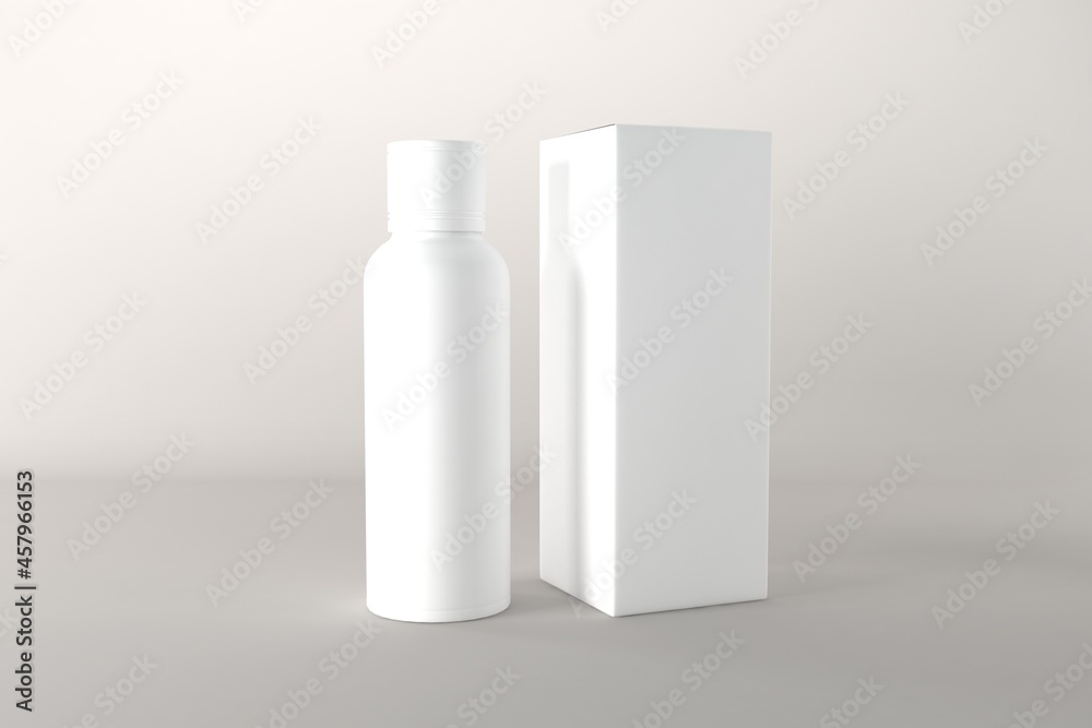 3D Rendered Bottles Mockup Template 3D Rendered Bottles Mockup Template
