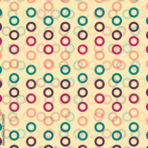 Seamless background circles indie native creative design vector concept
