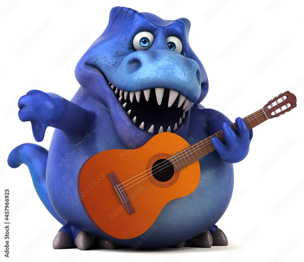 Fototapeta premium Fun Trex - 3D Illustration