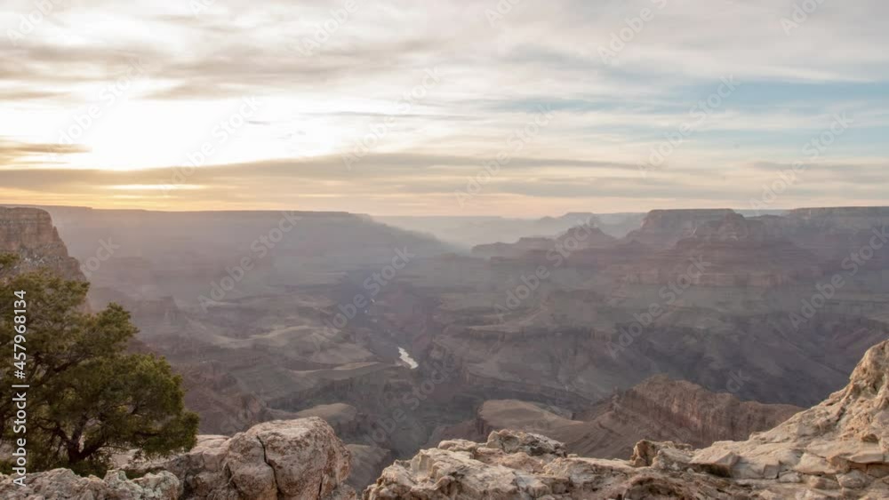 Grand Canyon Sunset Time Lape from Lipan Point Grand Canyon Sunset Time Lape from Lipan Point