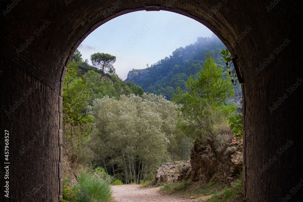 Vía verde del Serpis, Lorxa, Comunitat Valenciana, España Vía verde del Serpis, Lorxa, Comunitat Valenciana, España
